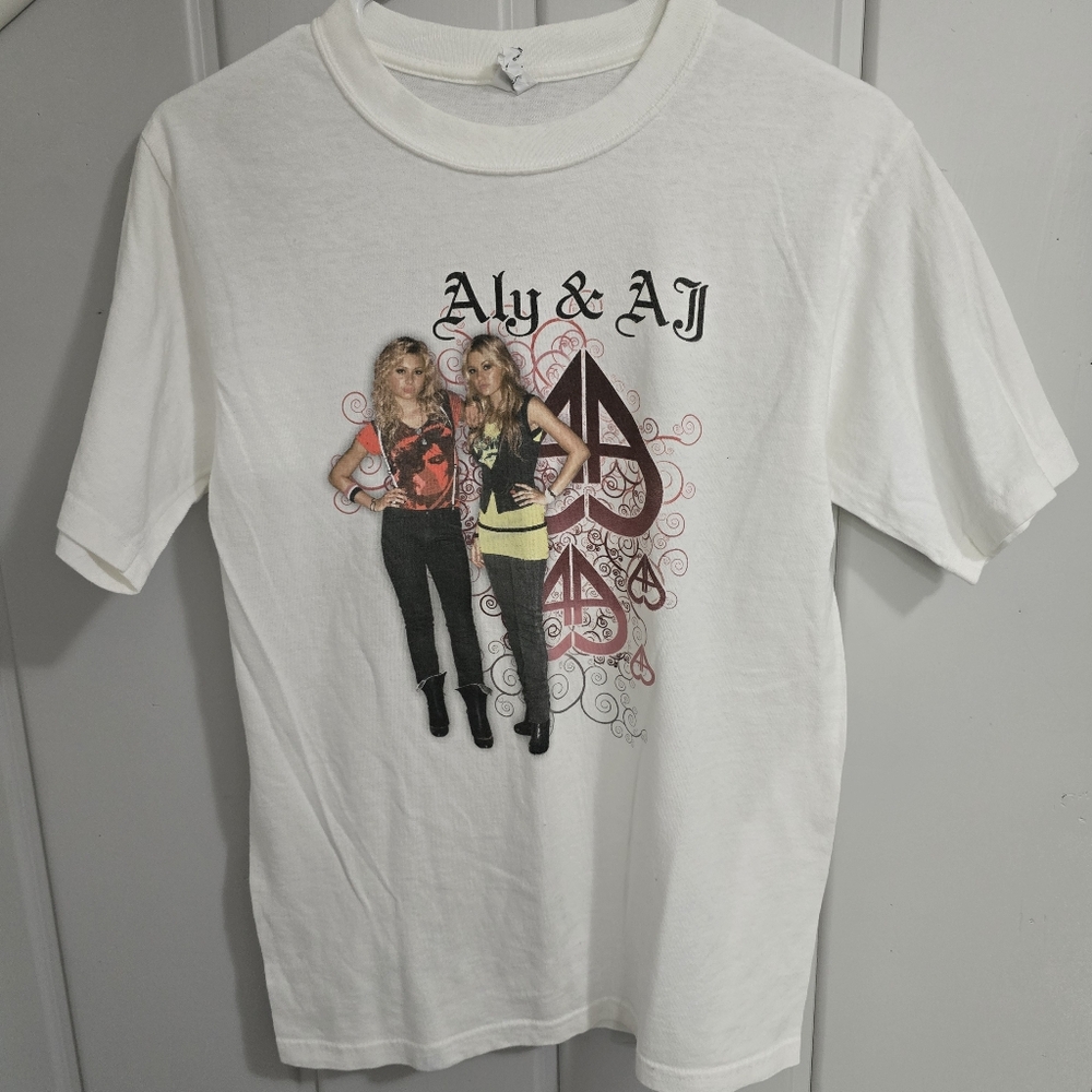 Aly & AJ 2008 Tour Concert T-Shirt